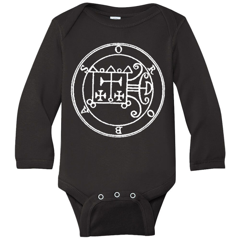 Seal Of Orobas Sigil Talisman Demon Circle T Shirt Long Sleeve Baby Bodysuit by cm-arts | Artistshot