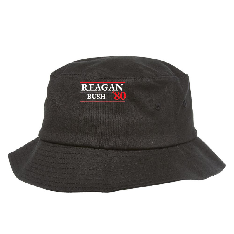 Reagan Bush 1980 Presidential Election T Shirt Bucket Hat by AngelinaMarie | Artistshot