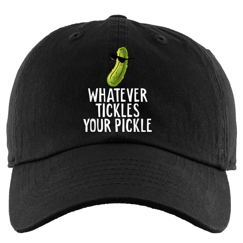 Whatever Tickles Your Pickle Sarcastic Funny Dill Pickles T Shirt Kids Cap by cm-arts | Artistshot