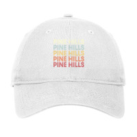 Pine Hills California Pine Hills Ca Retro Vintage Text T Shirt Adjustable Cap | Artistshot