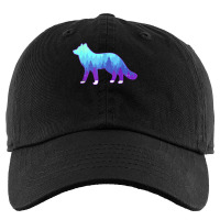 Arctic Fox Design With Landscape   Animal Print Arctic Fox T Shirt Kids Cap | Artistshot