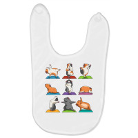 Guinea Pig Yoga Position Workout Gift Baby Bibs | Artistshot