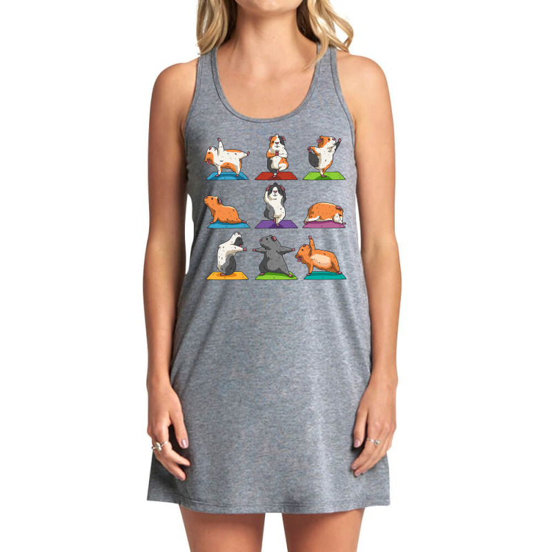 Guinea Pig Yoga Position Workout Gift Tank Dress by AuturoMedero | Artistshot