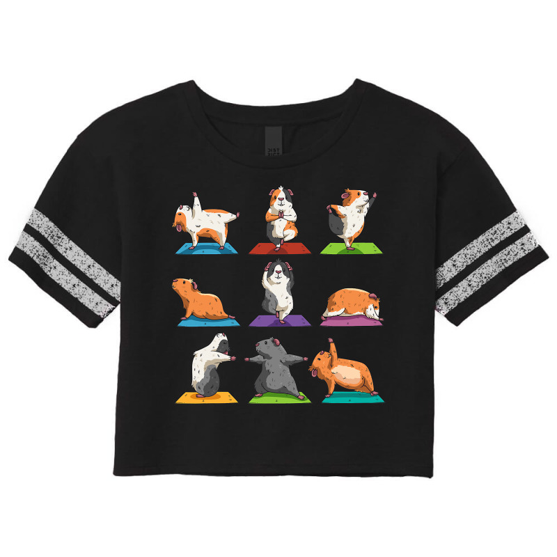 Guinea Pig Yoga Position Workout Gift Scorecard Crop Tee by AuturoMedero | Artistshot