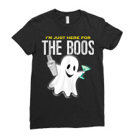 I'm Just Here For The Boos   Halloween Martini Shaker Tank Top Ladies Fitted T-shirt | Artistshot