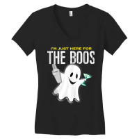 I'm Just Here For The Boos   Halloween Martini Shaker Tank Top Women's V-neck T-shirt | Artistshot