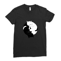 Eternal Cat Love Ladies Fitted T-shirt | Artistshot