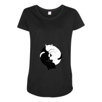 Eternal Cat Love Maternity Scoop Neck T-shirt | Artistshot