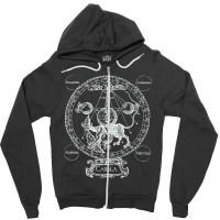 Cabala, Cabalas, The Cabala, Cabala Art, Cabala Vintage, Cabala Painti Zipper Hoodie | Artistshot