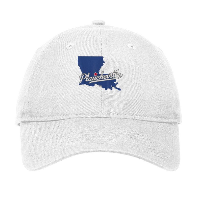 Plaucheville Louisiana La Map T Shirt Adjustable Cap | Artistshot