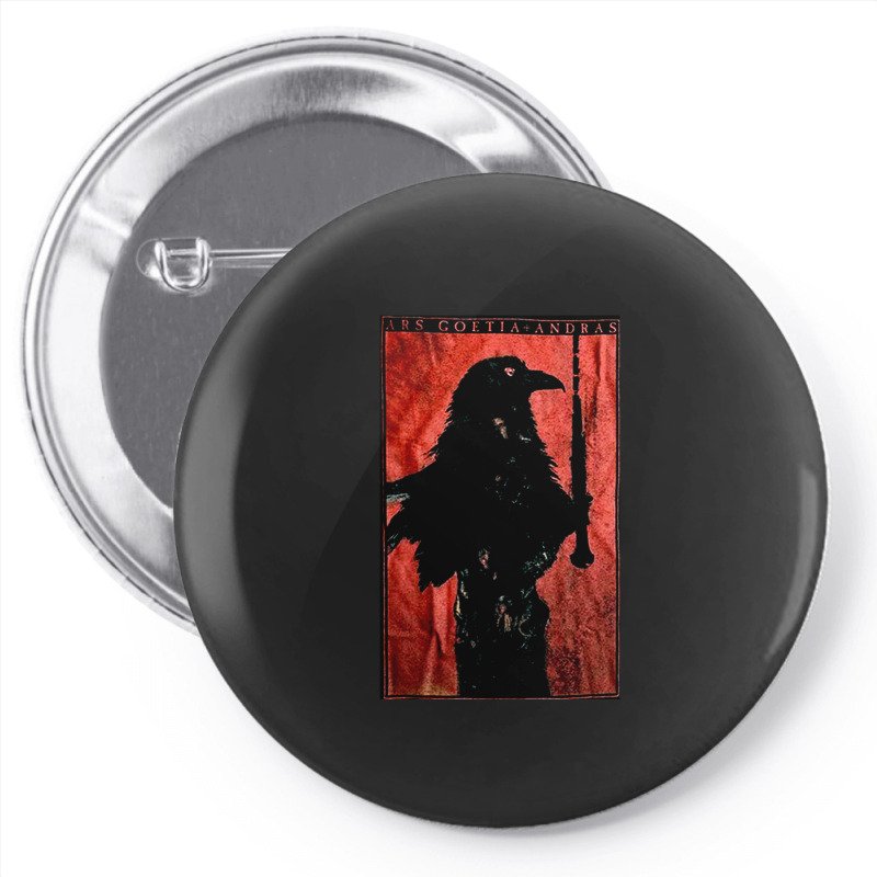 Ars Goetia, Demon Andras, Ars Goetias, The Ars Goetia, Ars, Goetia, Ar Pin-back button by SHUTERPH | Artistshot