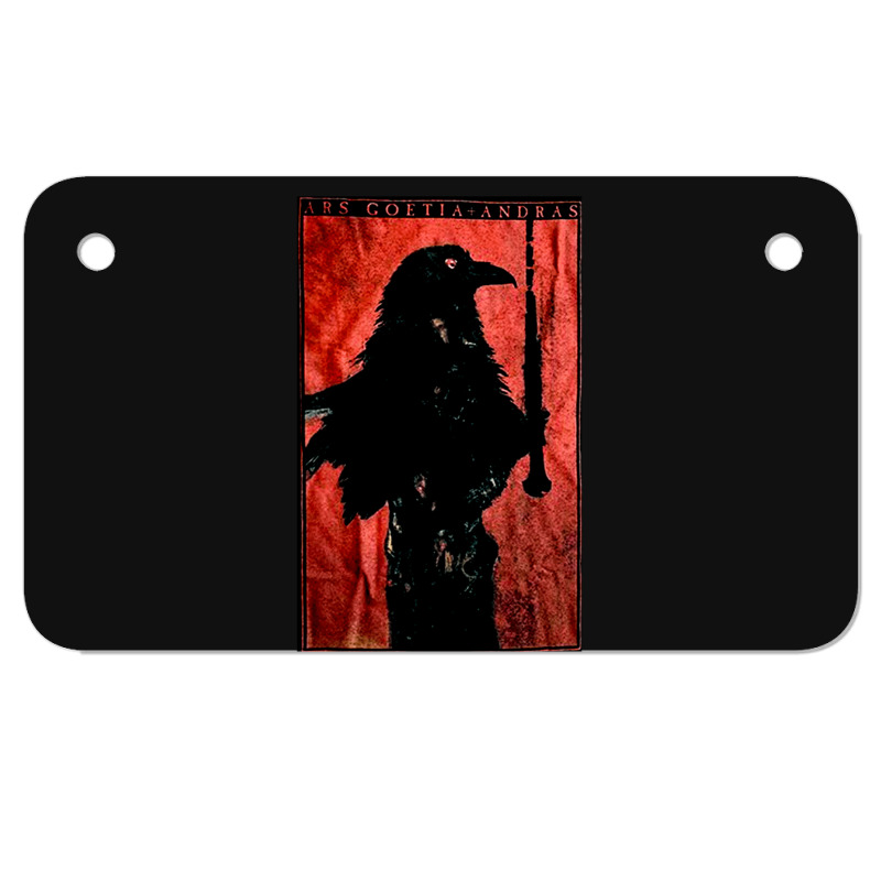 Ars Goetia, Demon Andras, Ars Goetias, The Ars Goetia, Ars, Goetia, Ar Motorcycle License Plate by SHUTERPH | Artistshot