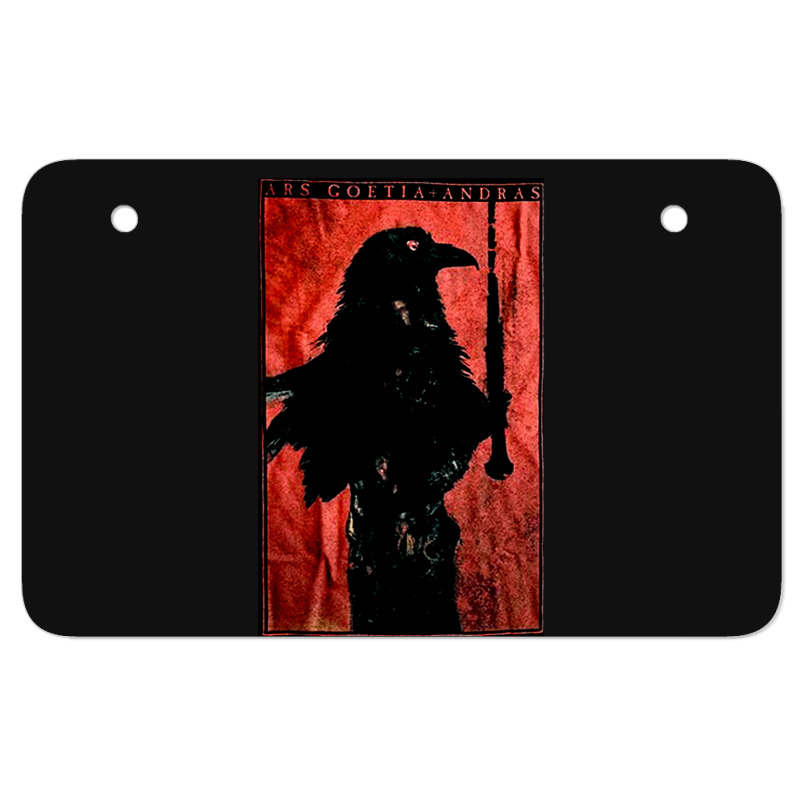 Ars Goetia, Demon Andras, Ars Goetias, The Ars Goetia, Ars, Goetia, Ar ATV License Plate by SHUTERPH | Artistshot