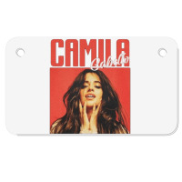 Camila Cabello, Camila Cabellos, Camila, Cabello, The Camila Cabello, Motorcycle License Plate | Artistshot