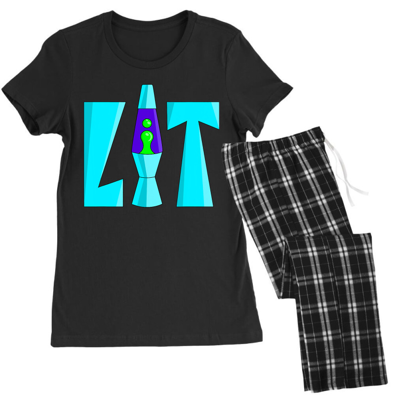 Lit Lava Lamp Drippy Retro 80's 90's Graffiti Women's Pajamas Set by cm-arts | Artistshot