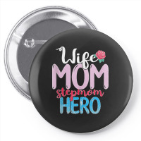 Family Mommy Wife Mom Stepmom Hero Mothers Day Rose Step Mom Tank Top Pin-back Button | Artistshot