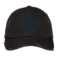 Riverton Utah Ut Vintage Athletic Navy Sports Design Vintage Cap | Artistshot