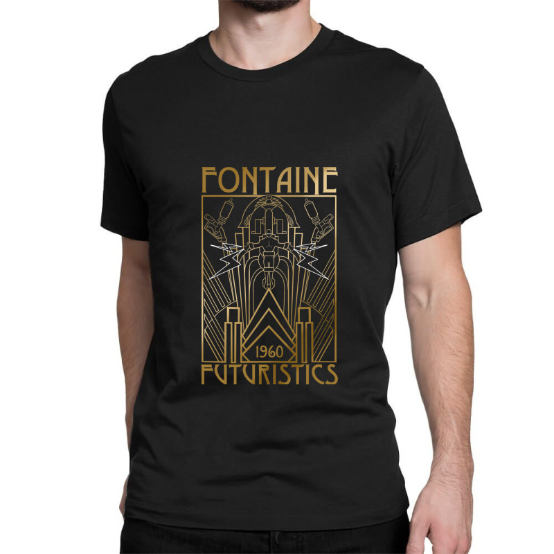 Fontaine Futuristics Classic T-shirt by JeanetteNeubauer | Artistshot