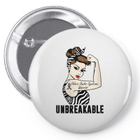 Womens Ehlers Danlos Syndrome Warrior Unbreakable Strong Woman V Neck Pin-back Button | Artistshot