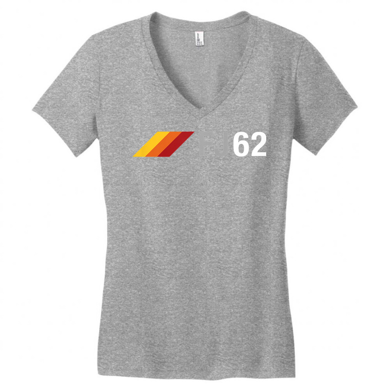 Fj62 Overland Suv 3 Stripes Vintage Racing 60 Series T Shirt Women's V-Neck T-Shirt by chicoavsmaydav | Artistshot