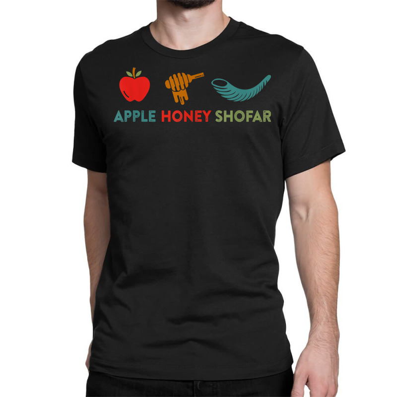 Apple Honey Shofar Rosh Hashanah Sweet Jewish New Year T Shirt Classic T-shirt | Artistshot