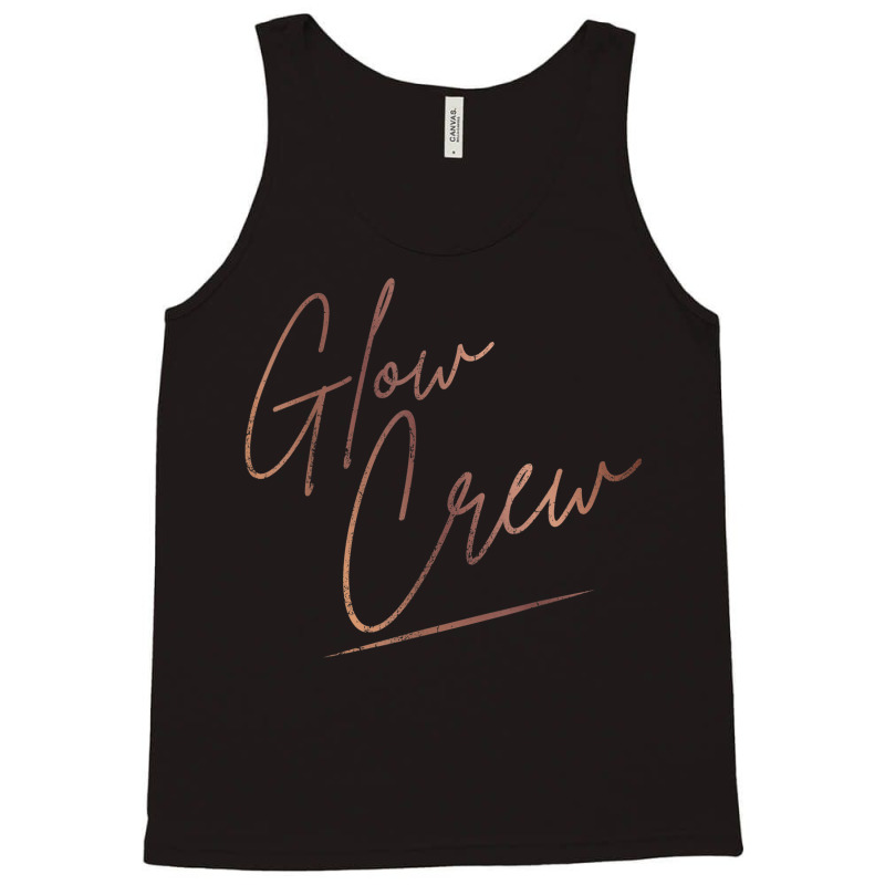 Vintage Glow Crew Beauty Salon Glowing Skin Esthetician Tank Top | Artistshot