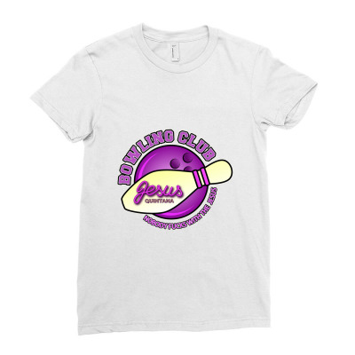 Bowling Club Ladies Fitted T-shirt Designed By Sukethijau