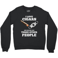 Funny Cigar Accessories Gift Set Cigar Lover Smokers Party Crewneck Sweatshirt | Artistshot