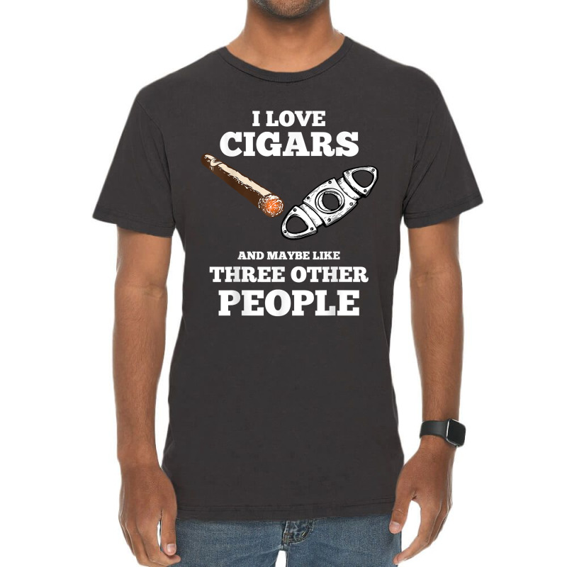 Funny Cigar Accessories Gift Set Cigar Lover Smokers Party Vintage T-shirt | Artistshot