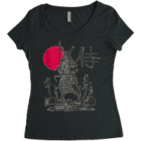 Samurai Warrior Japanese Kanji Japan Tank Top Women's Triblend Scoop T-shirt | Artistshot