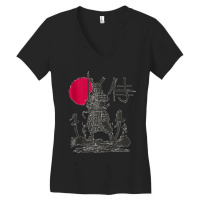 Samurai Warrior Japanese Kanji Japan Tank Top Women's V-neck T-shirt | Artistshot