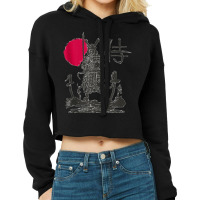 Samurai Warrior Japanese Kanji Japan Tank Top Cropped Hoodie | Artistshot