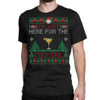 Sidecar Cocktail Christmas Sweater Sidecar Ugly Xmas Classic T-shirt | Artistshot