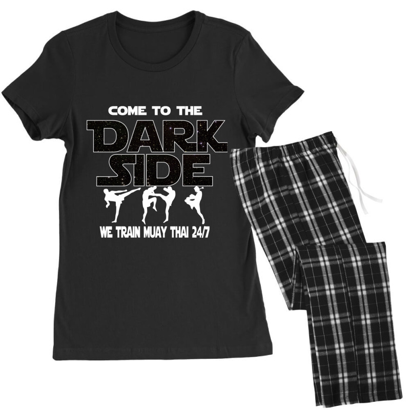 Muay Thai  - Come To The Dark Side - Martial Artist Gift Women's Pajamas Set by cm-arts | Artistshot