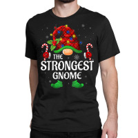 Strongest Gnome Buffalo Red Plaid Matching Family Christmas Classic T-shirt | Artistshot