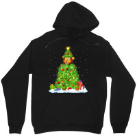 Xmas Decorations Lights Santa Lion Christmas Tree Unisex Hoodie | Artistshot