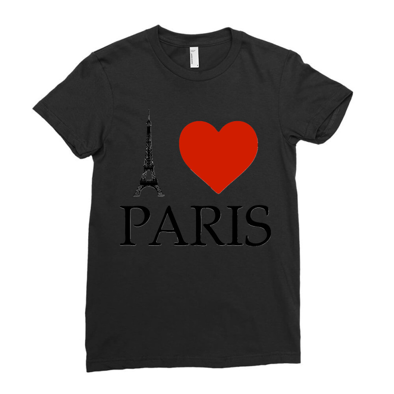 I Love Paris Classic Ladies Fitted T-Shirt by cm-arts | Artistshot