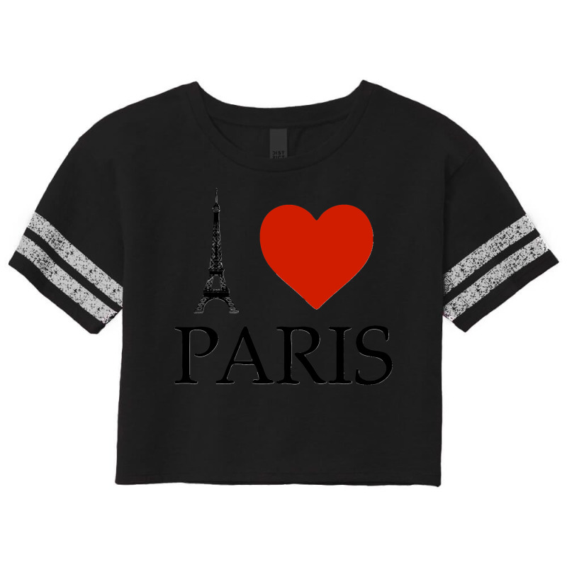 I Love Paris Classic Scorecard Crop Tee by cm-arts | Artistshot