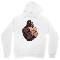 Gym Gorilla Muscular Trainer Bulking Building Ape Work Out T Shirt Unisex Hoodie | Artistshot