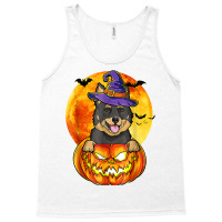 Australian Kelpie Witch Pumpkin Halloween Dog Lover Funny T Shirt Tank Top | Artistshot