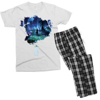 Avatar Pandora At Night Movie Poster T Shirt Men's T-shirt Pajama Set | Artistshot