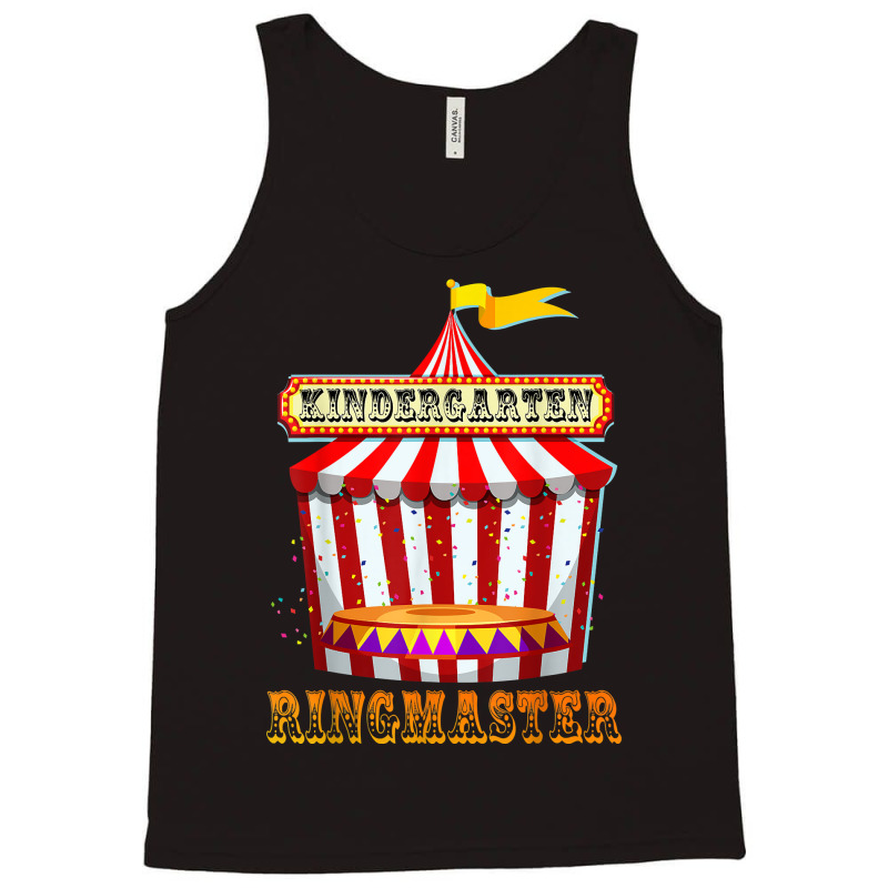 Kindergarten Ringmaster Circus Carnival Back To School T Shirt Tank Top by cm-arts | Artistshot