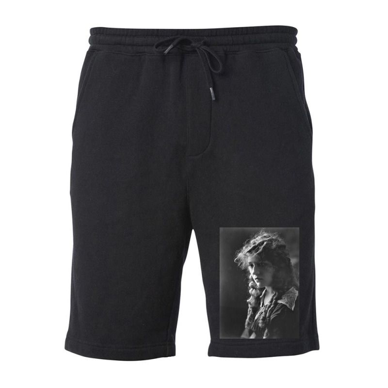 Silent Siren Mary Pickford-w3jhk Fleece Short by Gibbons Washburn | Artistshot