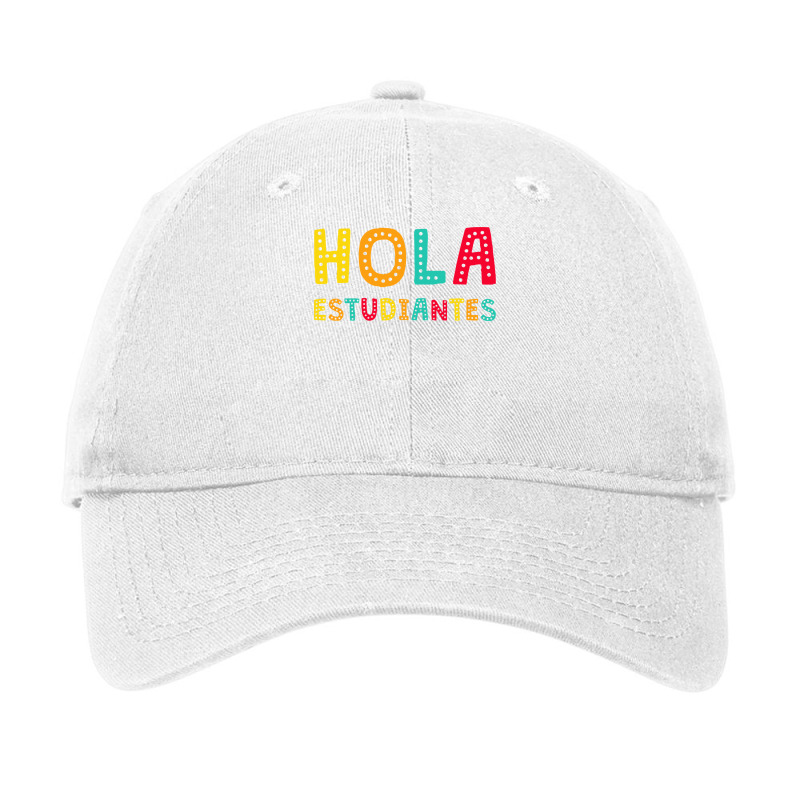 Maestra Bilingual Regalos Spanish Teacher Hola Estudiantes Long Sleeve Adjustable Cap by qubujasaelae | Artistshot