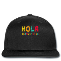 Maestra Bilingual Regalos Spanish Teacher Hola Estudiantes Long Sleeve Printed Hat | Artistshot