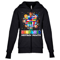 Hispanic Heritage Month Latin American Flag Kids Boys T Shirt Youth Zipper Hoodie | Artistshot