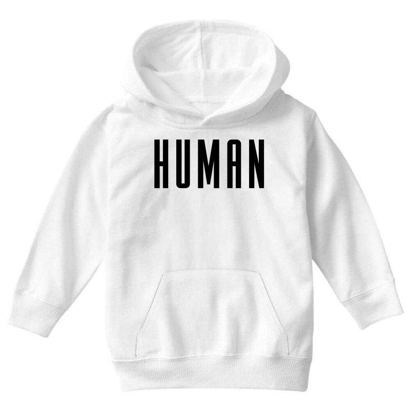 Human (black) Youth Hoodie by New Spirit | Artistshot