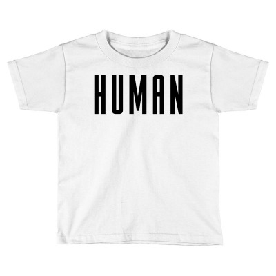 Human (black) Toddler T-shirt Designed By New Spirit