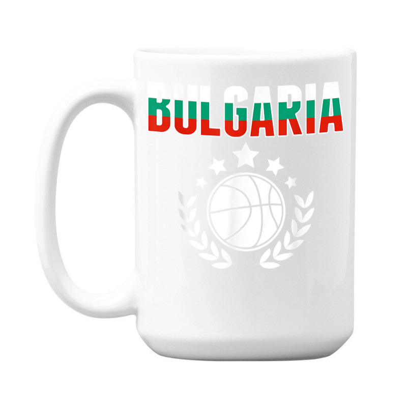 Bulgaria Basketball Fans Jersey Bulgarian Flag Sport Lovers T Shirt 15 Oz Coffee Mug | Artistshot