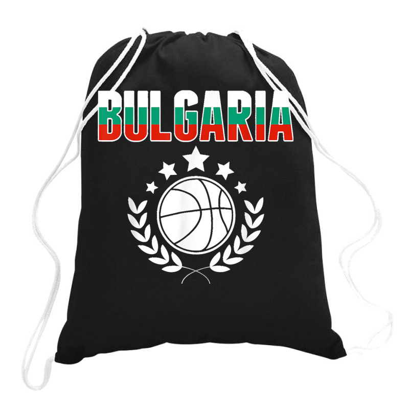 Bulgaria Basketball Fans Jersey Bulgarian Flag Sport Lovers T Shirt Drawstring Bags | Artistshot